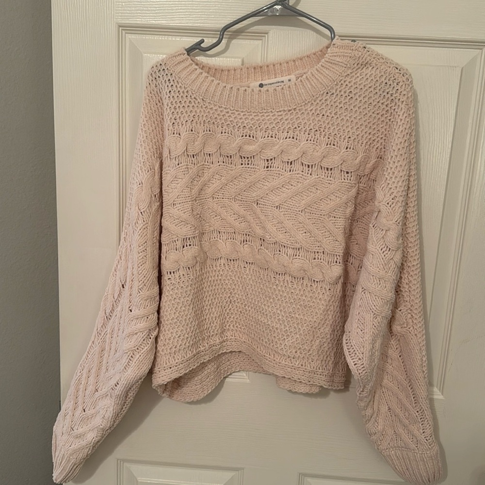 cozy cream sweater